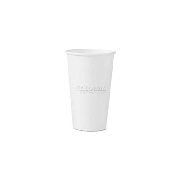Solo SOLO Polycoated Hot Paper Cups, 16 oz, White 316W-2050 - main